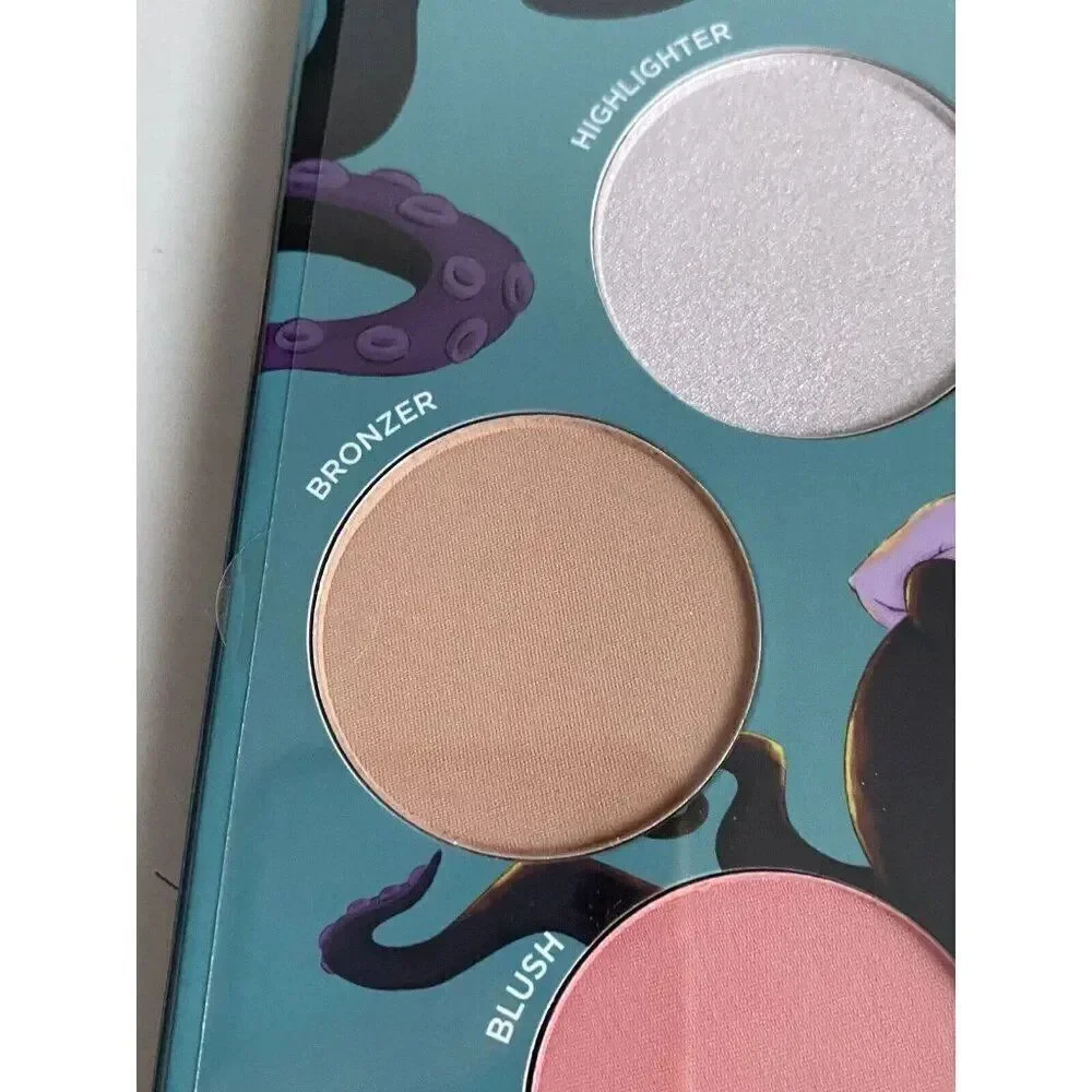 Disney Villains URSULA Complexion Palette Bronzer Highlighter Blush 6 Shades NEW